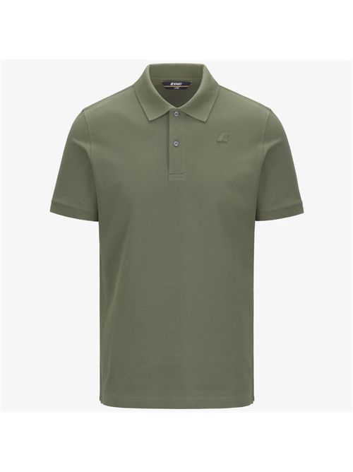 Polo uomo in cotone colore green K-WAY | AMEDEE K5127BWV15